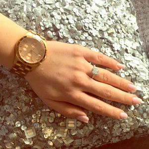 Marc Jacobs Rose Gold Chronograph Watch